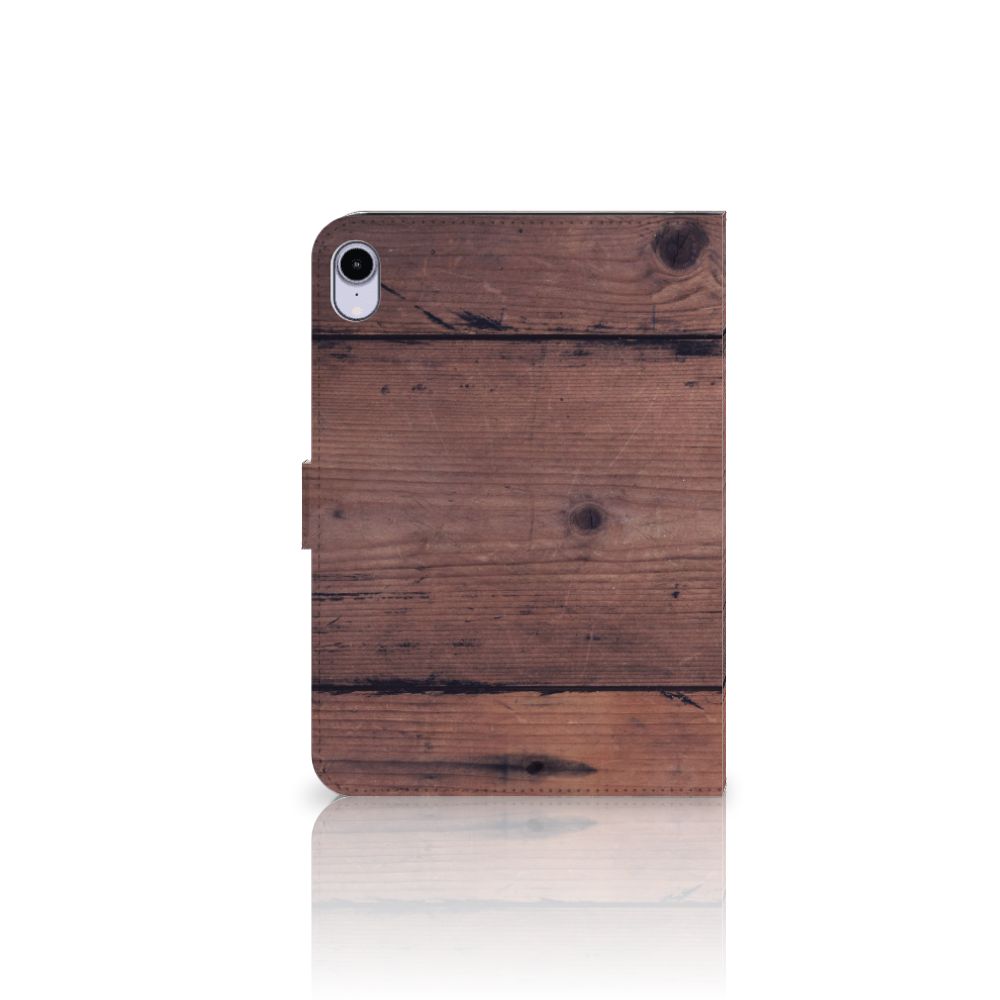 iPad Mini 6 (2021) Tablet Book Cover Old Wood