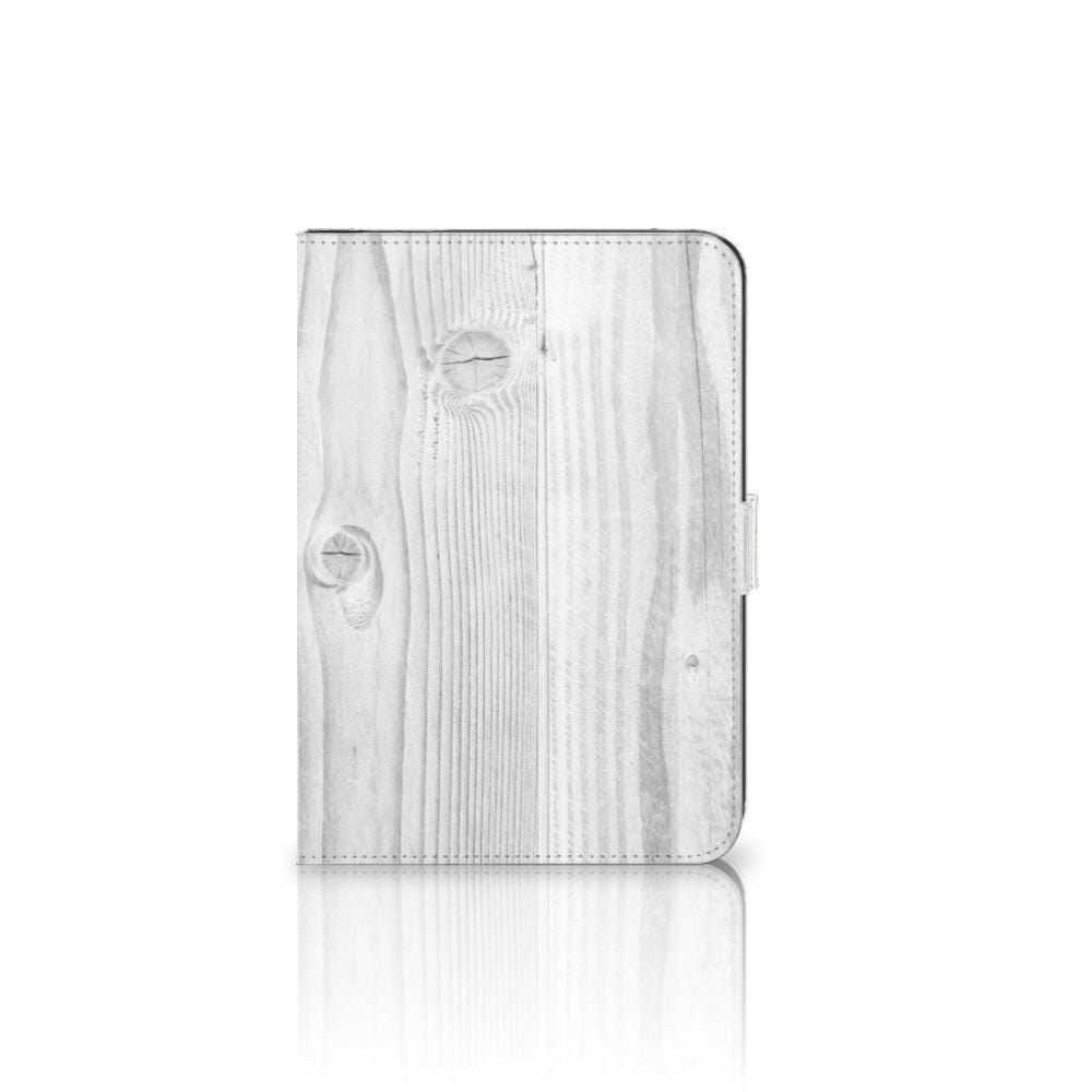 iPad Mini 6 (2021) Tablet Book Cover White Wood