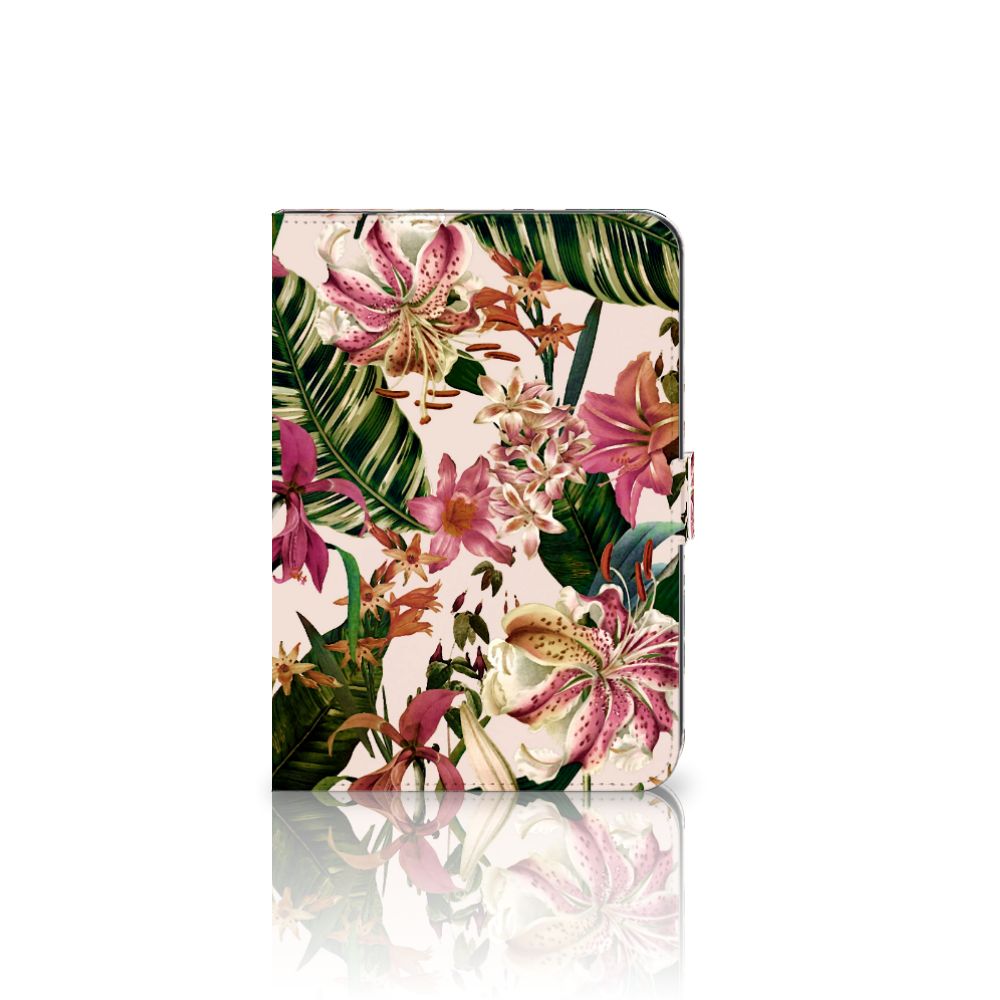 iPad Mini 6 (2021) Tablet Cover Flowers bloemen design voorkant