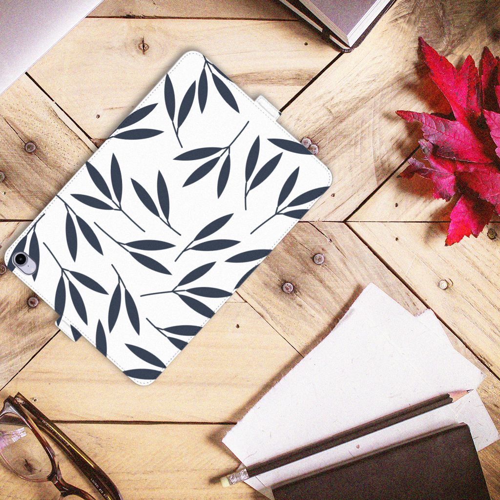 iPad Mini 6 (2021) Tablet Cover Leaves Blue