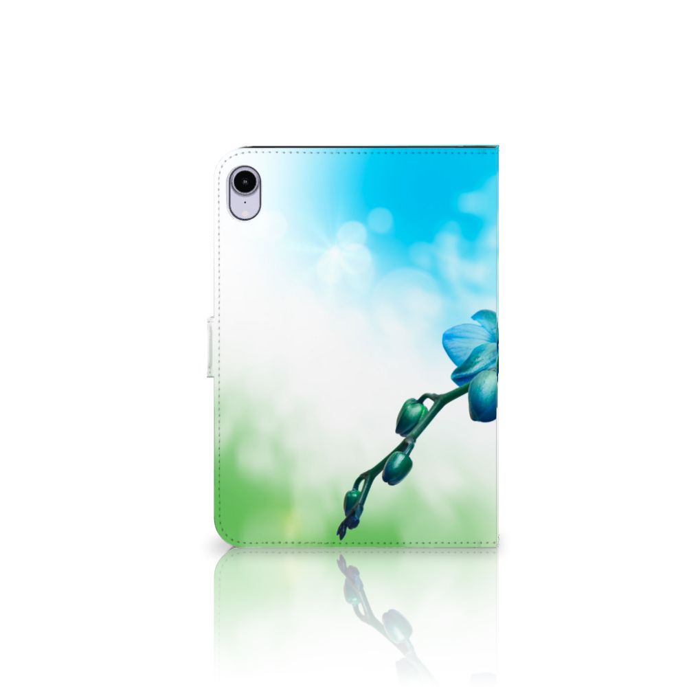 iPad Mini 6 (2021) Tablet Cover Orchidee Blauw - Cadeau voor je Moeder
