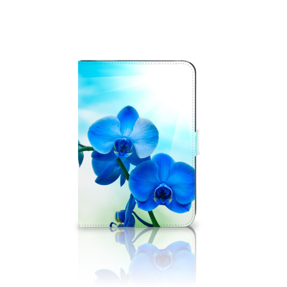 iPad Mini 6 (2021) Tablet Cover Orchidee Blauw - Cadeau voor je Moeder
