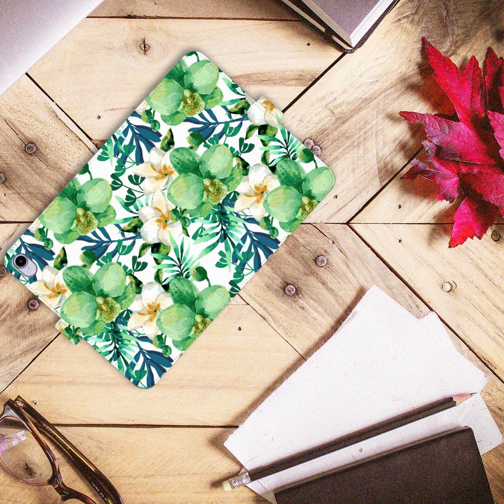 iPad Mini 6 (2021) Tablet Cover Orchidee Groen