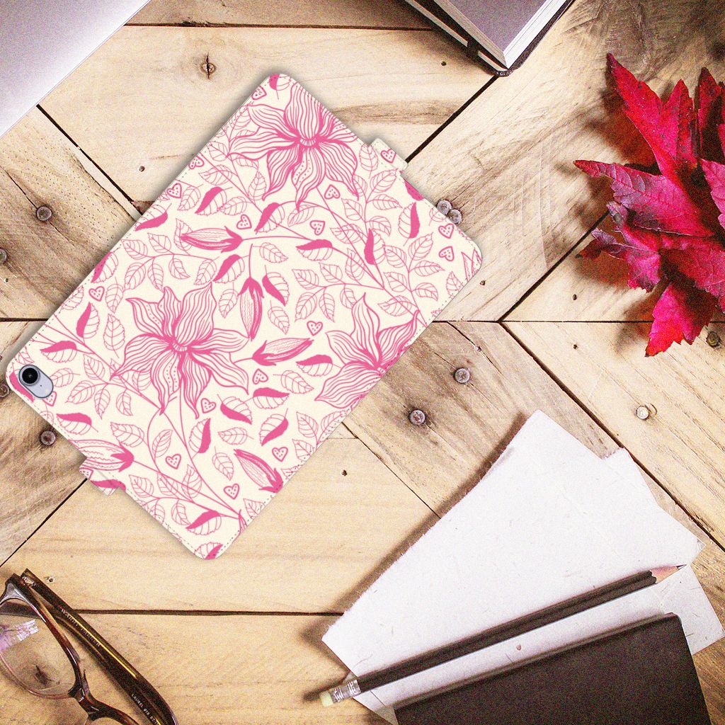 iPad Mini 6 (2021) Tablet Cover Pink Flowers