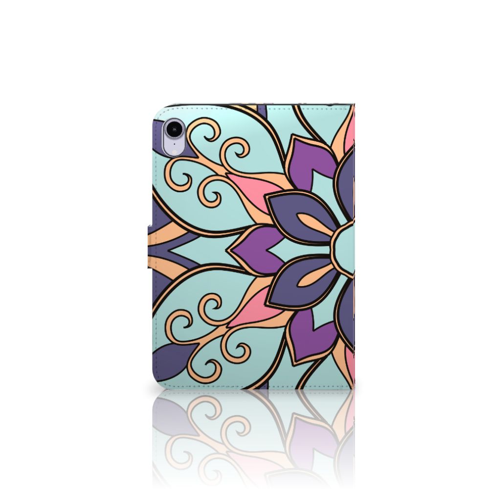 iPad Mini 6 (2021) Tablet Cover Purple Flower