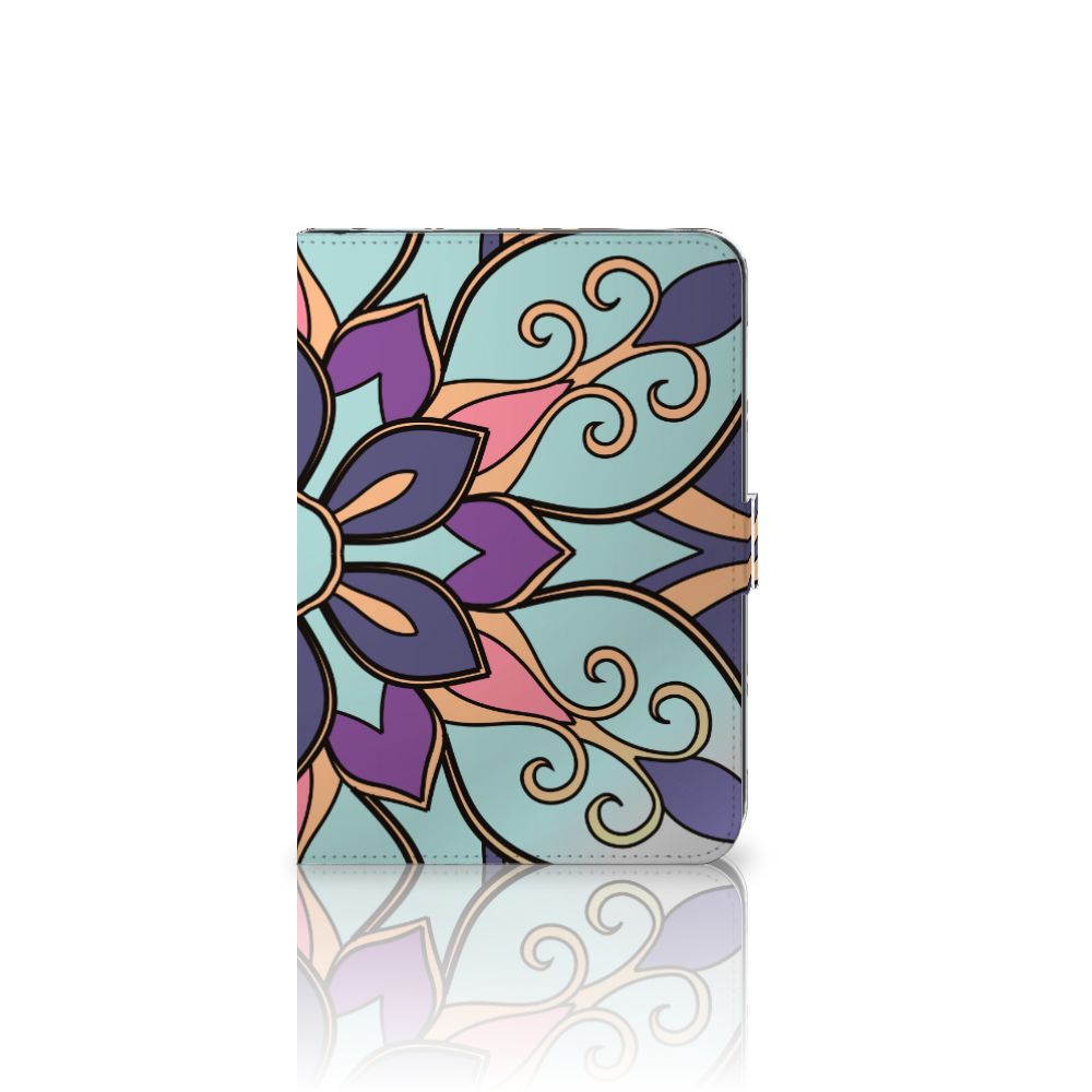 iPad Mini 6 (2021) Tablet Cover Purple Flower