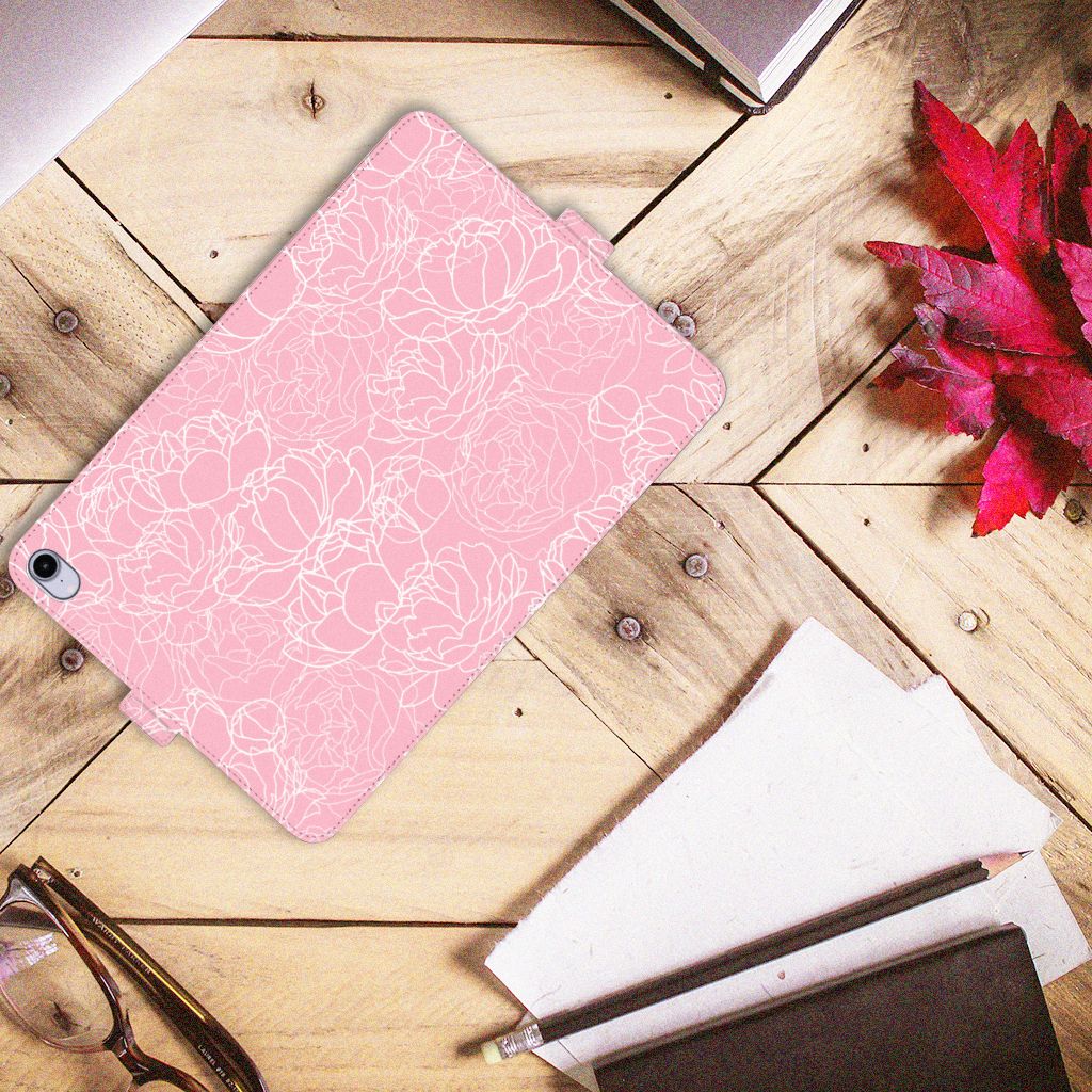 iPad Mini 6 (2021) Tablet Cover White Flowers