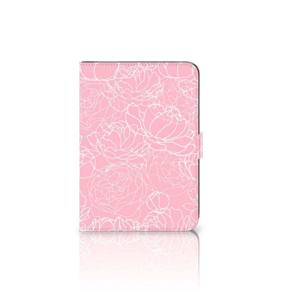 iPad Mini 6 (2021) Tablet Cover White Flowers