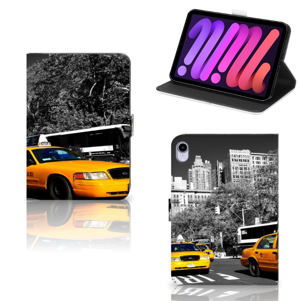 iPad Mini 6 (2021) Tablet Flip Case New York Taxi