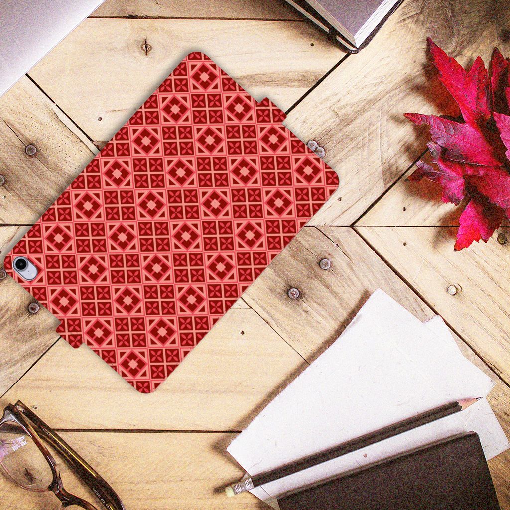 iPad Mini 6 (2021) Tablet Hoes Batik Rood
