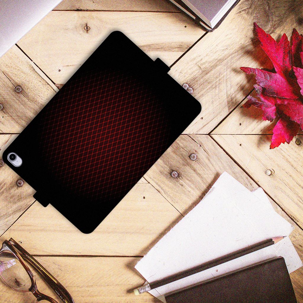 iPad Mini 6 (2021) Tablet Hoes Geruit Rood