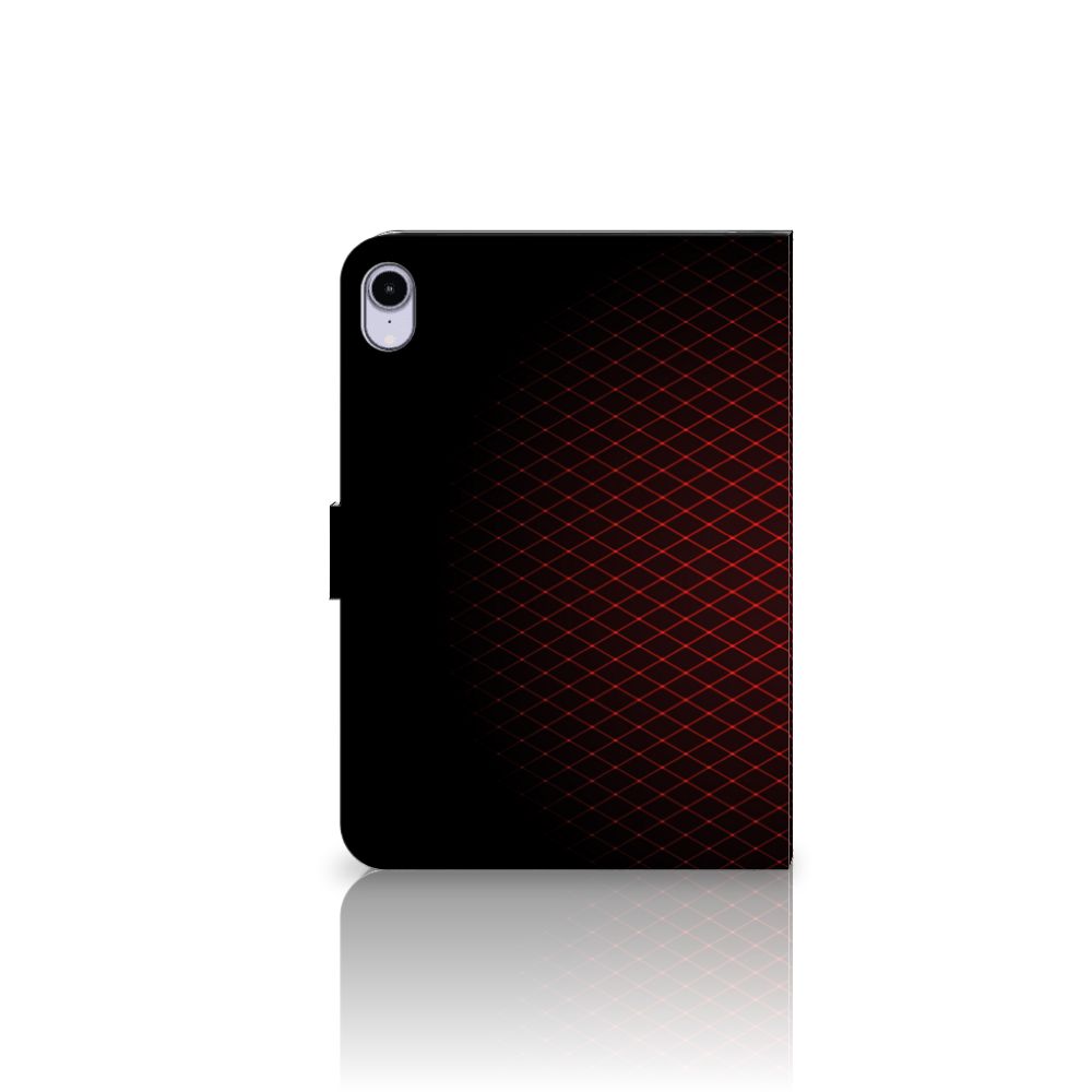 iPad Mini 6 (2021) Tablet Hoes Geruit Rood