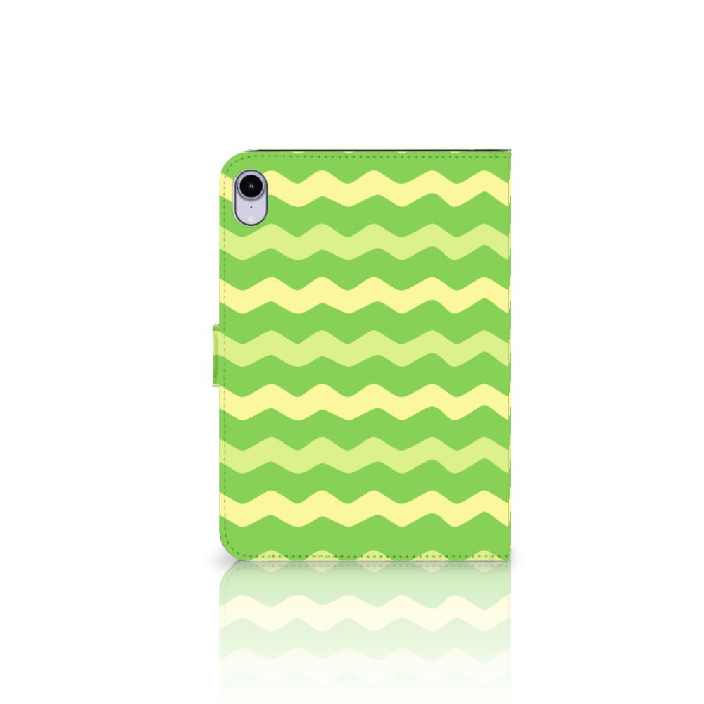 iPad Mini 6 (2021) Tablet Hoes Waves Green