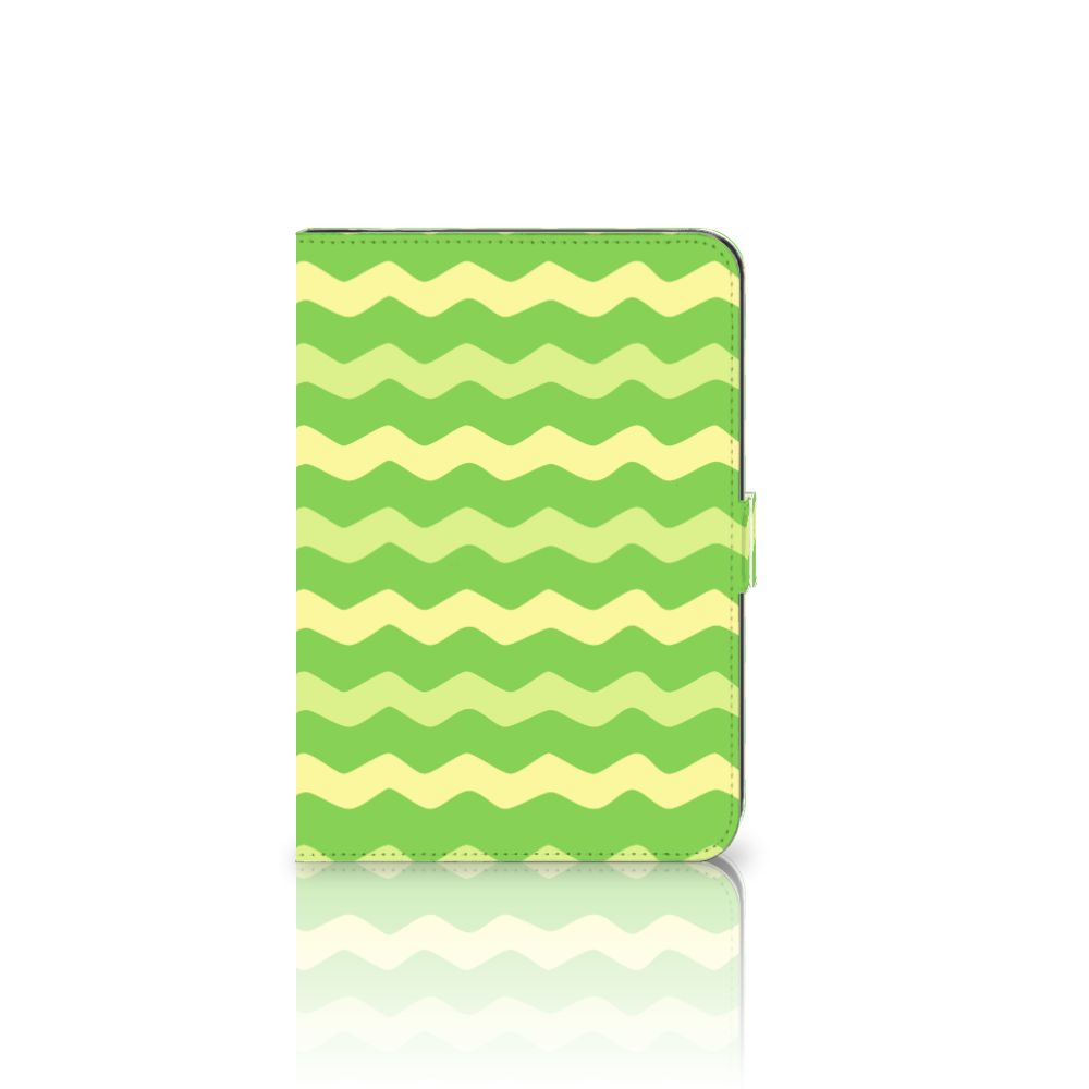 iPad Mini 6 (2021) Tablet Hoes Waves Green