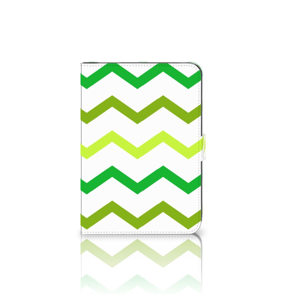 iPad Mini 6 (2021) Tablet Hoes Zigzag Groen