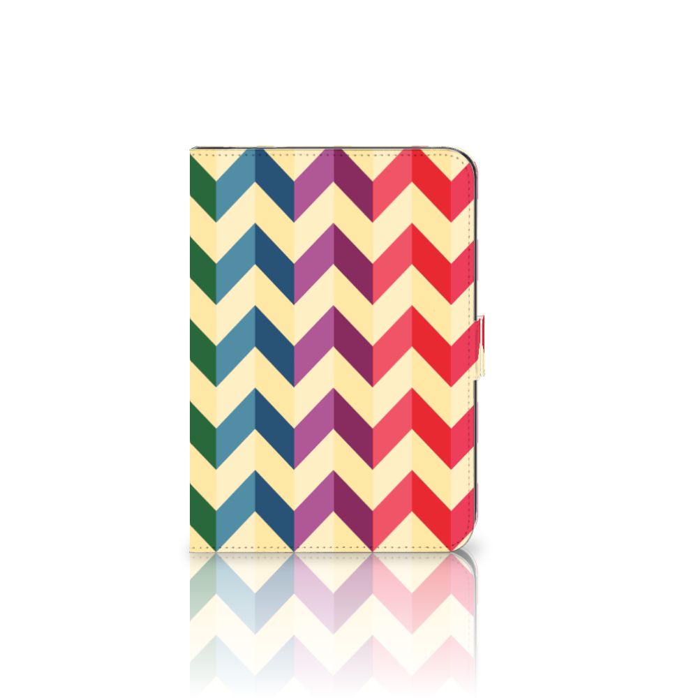 iPad Mini 6 (2021) Tablet Hoes Zigzag Multi Color