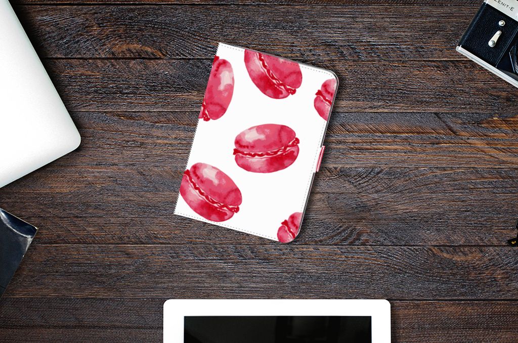 iPad Mini 6 (2021) Tablet Stand Case Pink Macarons