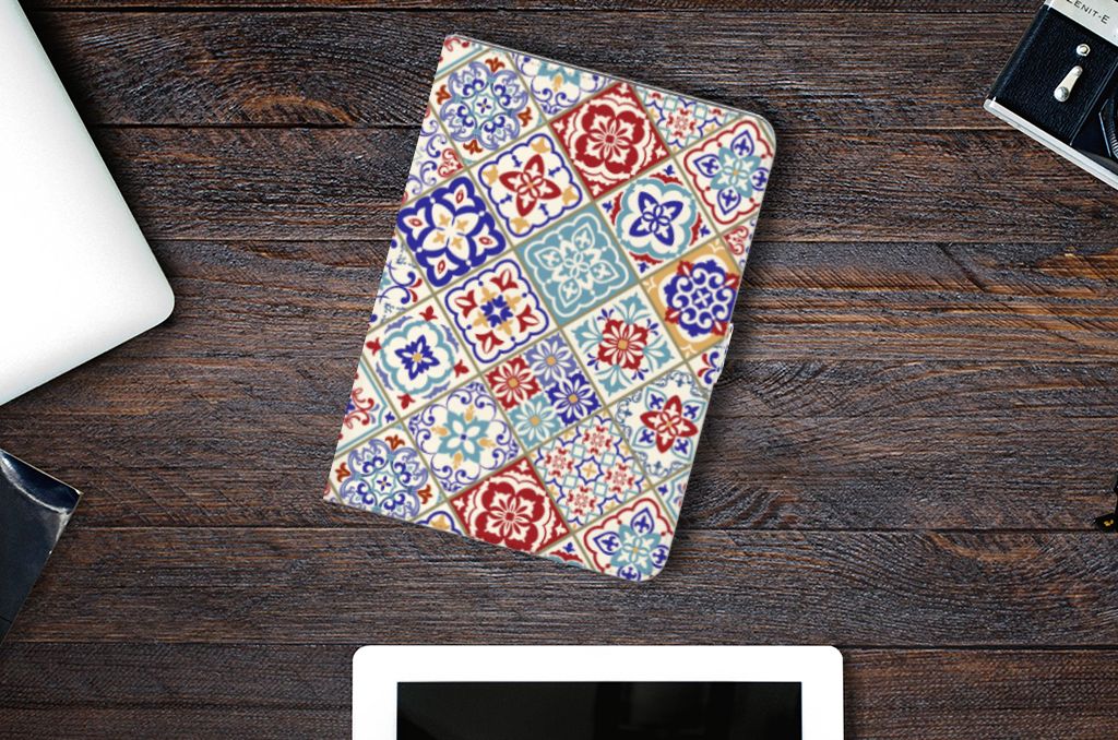 iPad Pro 11 2020/2021/2022 Leuk Tablet hoesje  Tiles Color