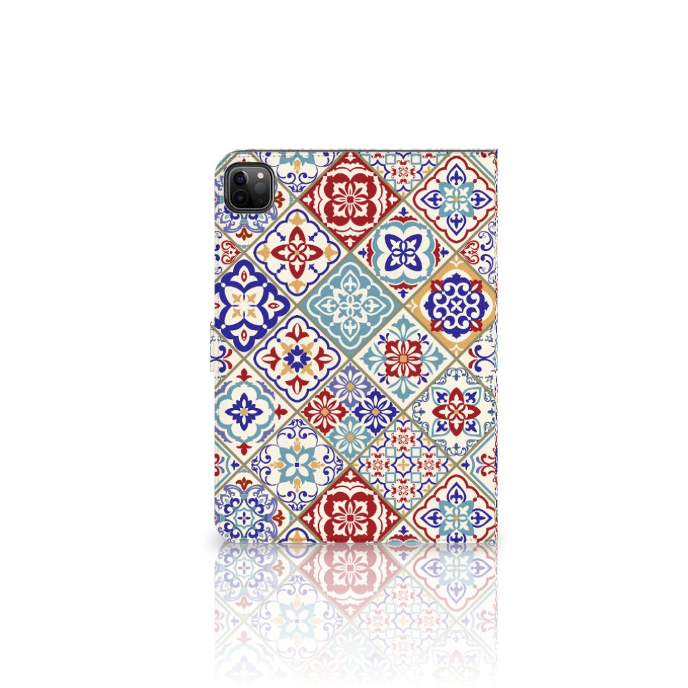 iPad Pro 11 2020/2021/2022 Leuk Tablet hoesje  Tiles Color