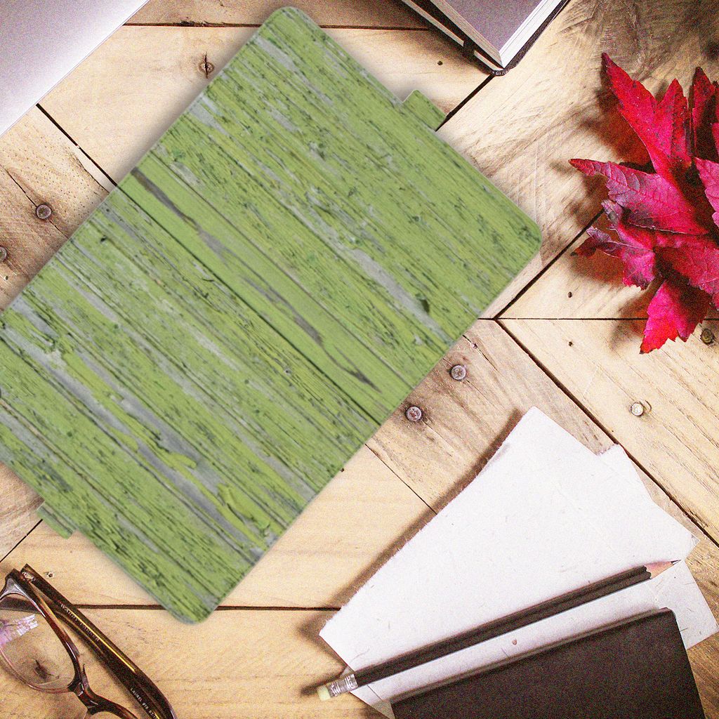 iPad Pro 11 2020/2021/2022 Tablet Book Cover Green Wood