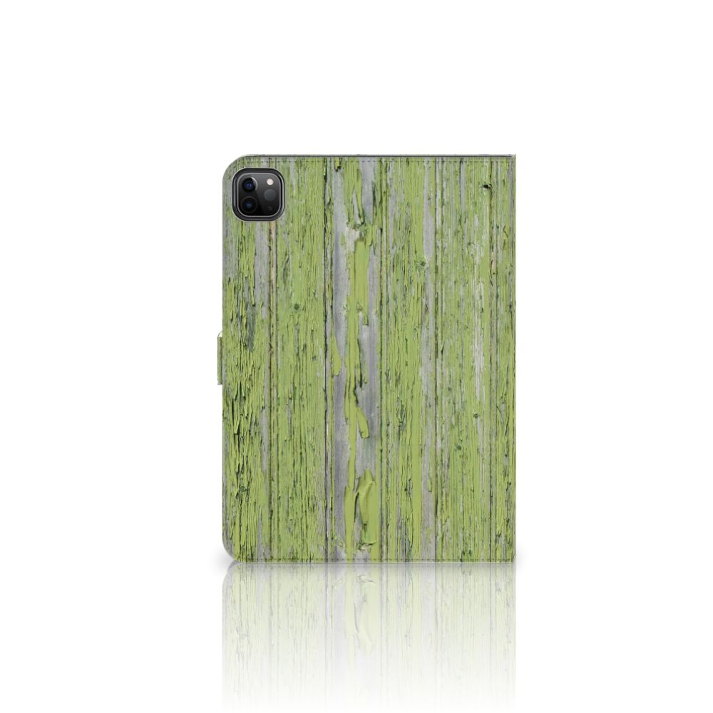 iPad Pro 11 2020/2021/2022 Tablet Book Cover Green Wood