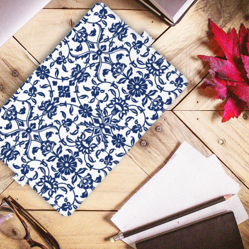 iPad Pro 11 2020/2021/2022 Tablet Cover Flower Blue
