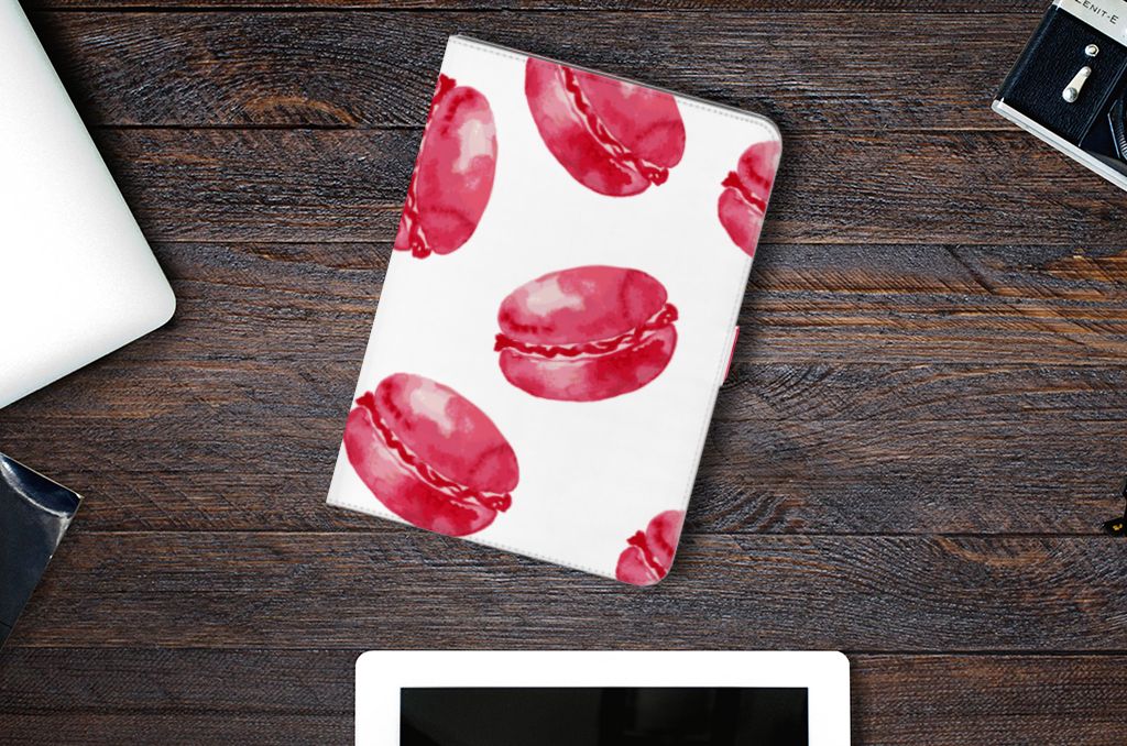 iPad Pro 11 2020/2021/2022 Tablet Stand Case Pink Macarons