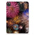 iPad Pro 11 (2024) Leuke Siliconen Hoes Vuurwerk siervuurwerk kleurrijk design achteraanzicht