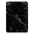 iPad Pro 11 (2024) Tablet Back Cover Marmer Zwart design zwart marmer achterkant