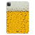 iPad Pro 11 (2024) Tablet Cover Bier bierprint achterzijde