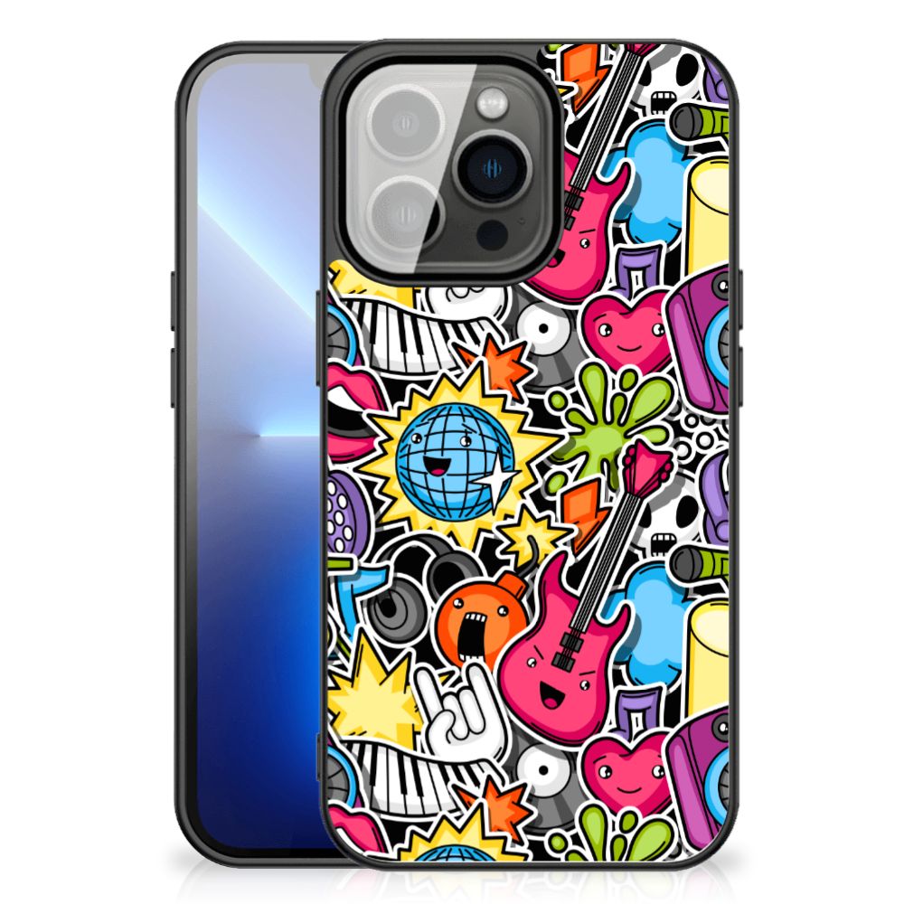 Apple iPhone 13 Pro Max GSM Cover Punk Rock back cover opvallend design kleurrijk