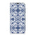 iPhone 13 Pro Max Smart Cover Flower Blue bloemenpatroon voorkant