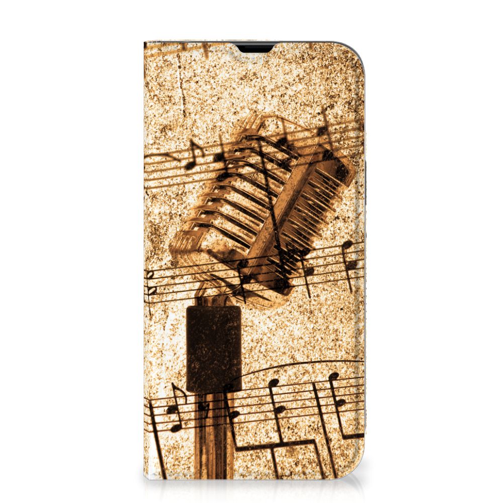 iPhone 13 Pro Max Stand Case Bladmuziek - B2C Telecom