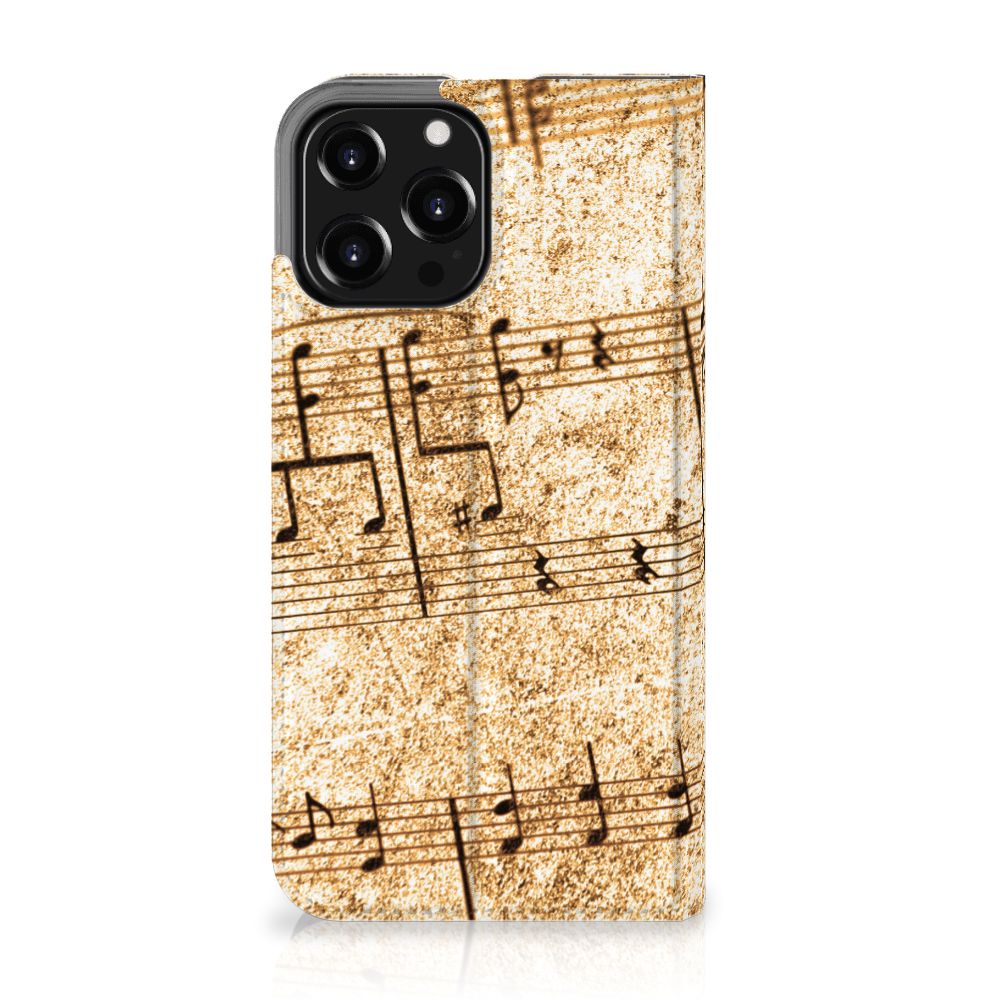 iPhone 13 Pro Max Stand Case Bladmuziek - B2C Telecom
