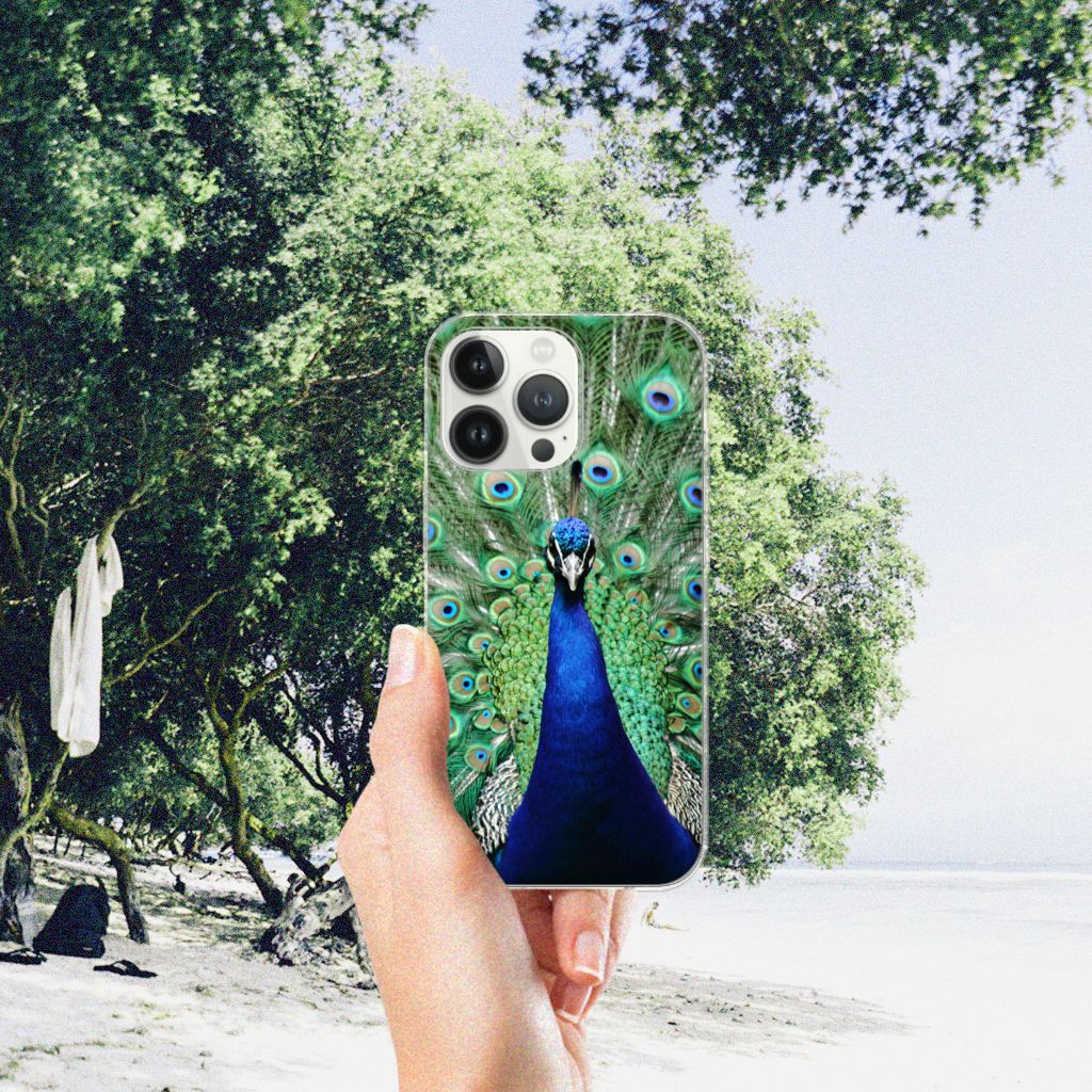 iPhone 13 Pro Max TPU Hoesje Pauw pauw design hand strand
