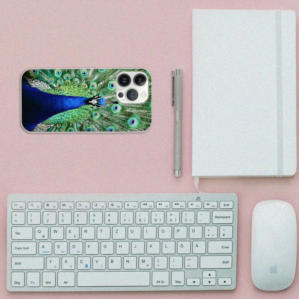 iPhone 13 Pro Max TPU Hoesje Pauw design pauw bovenaanzicht