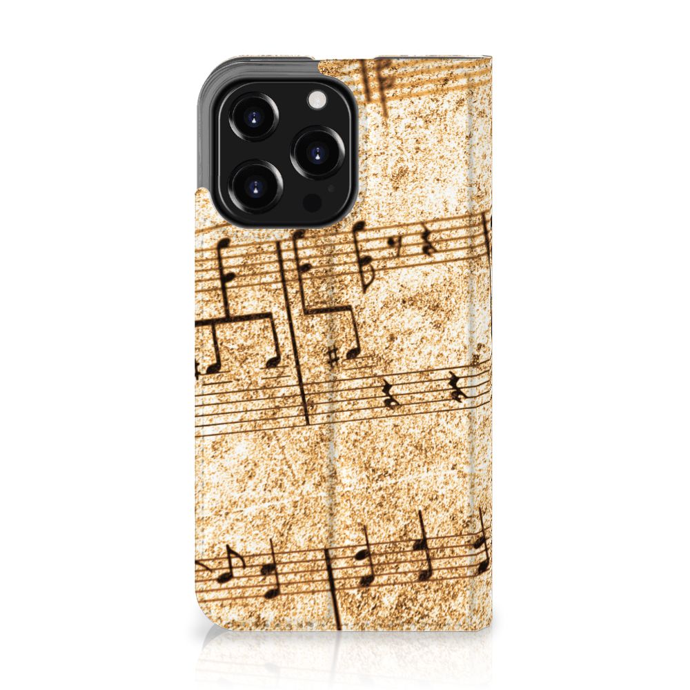iPhone 13 Pro Stand Case Bladmuziek - B2C Telecom