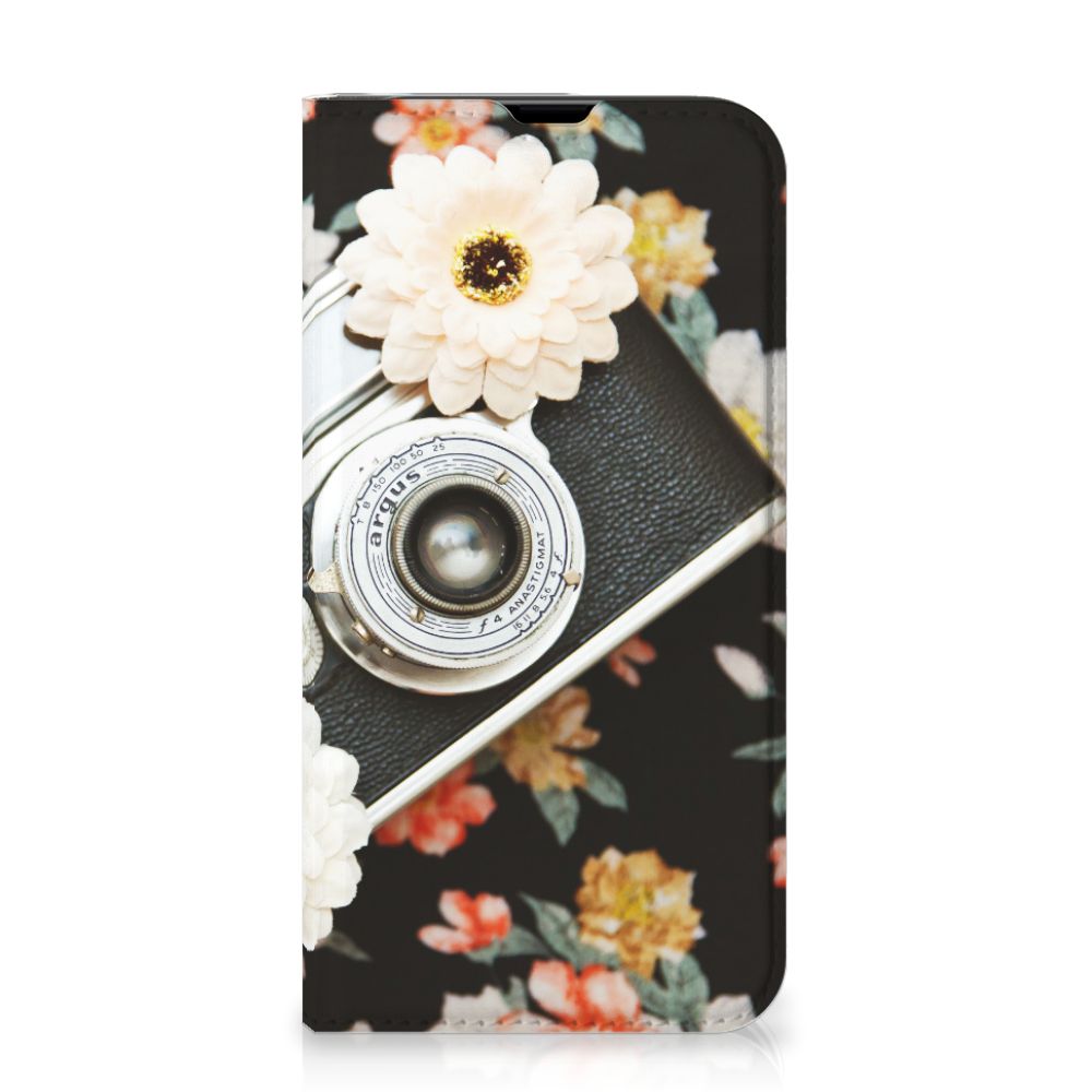 iPhone 13 Pro Stand Case Vintage Camera vintage camera design bovenaanzicht