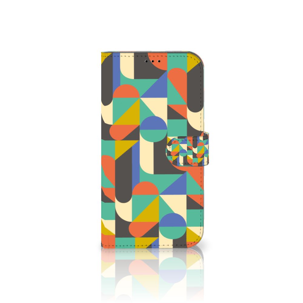 iPhone 14 Plus Telefoon Hoesje Funky Retro telefoonhoesje retro design voorkant