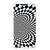 iPhone 14 Pro Max Stand Case Illusie design checkered zwart wit