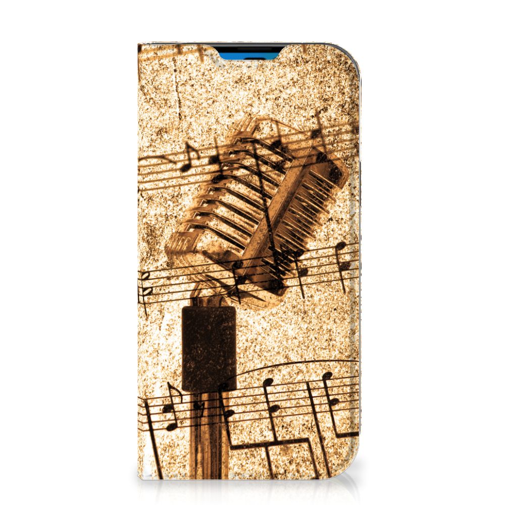 iPhone 14 Pro Stand Case Bladmuziek - B2C Telecom