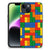 Apple iPhone 15 Back Case Blokken patronen kleurrijk achterkant