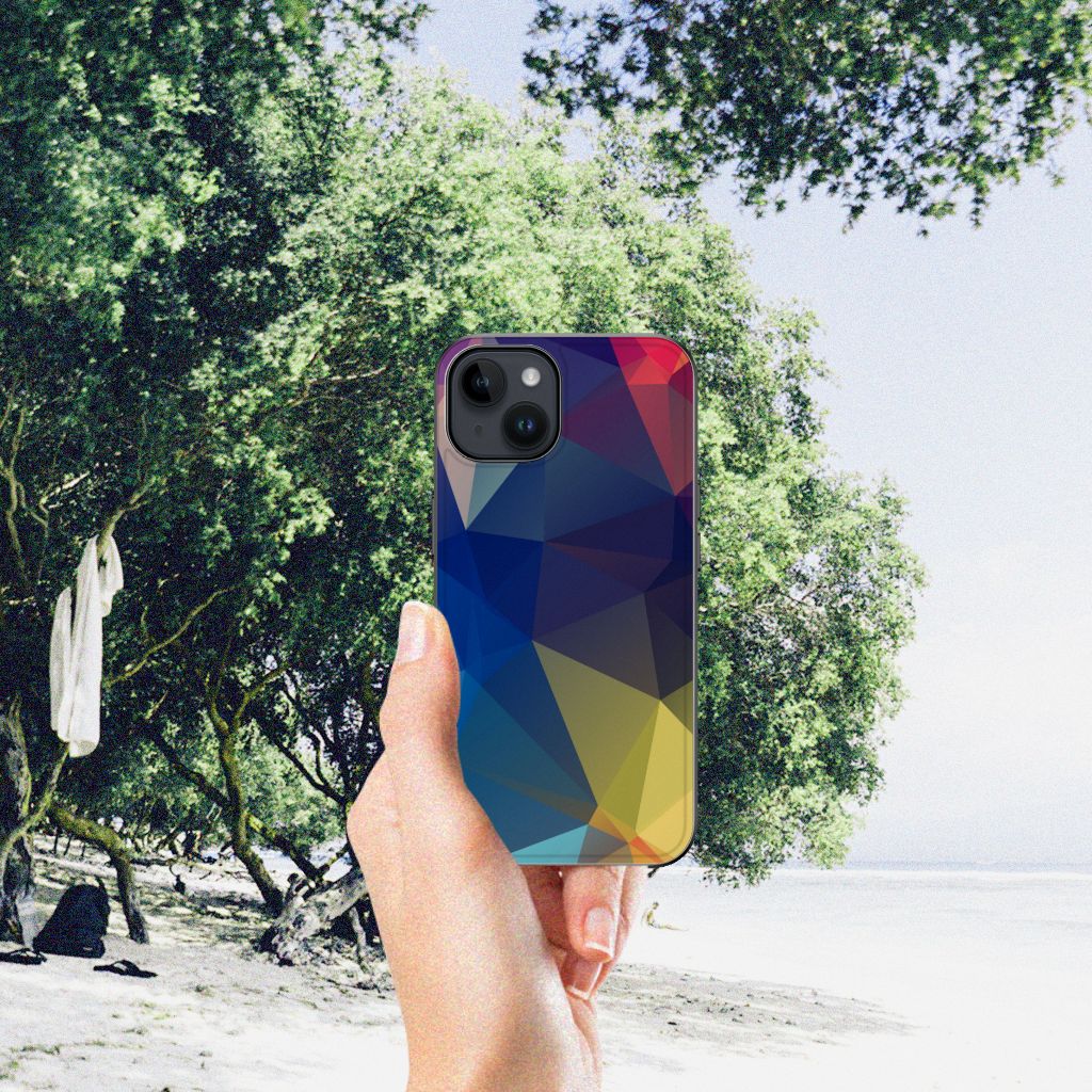 iPhone 15 Backcover Polygon Dark B2C Telecom