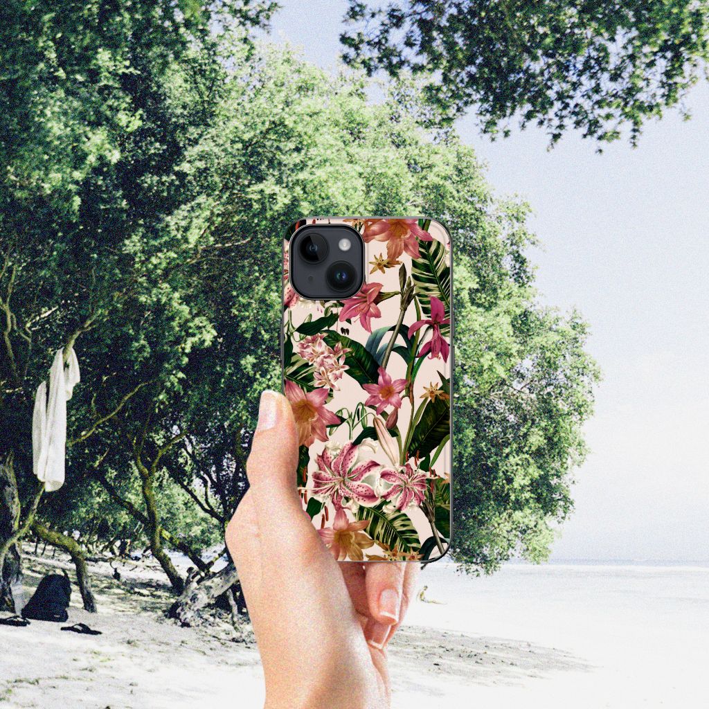 iPhone 15 Bloemen Hoesje Flowers B2C Telecom