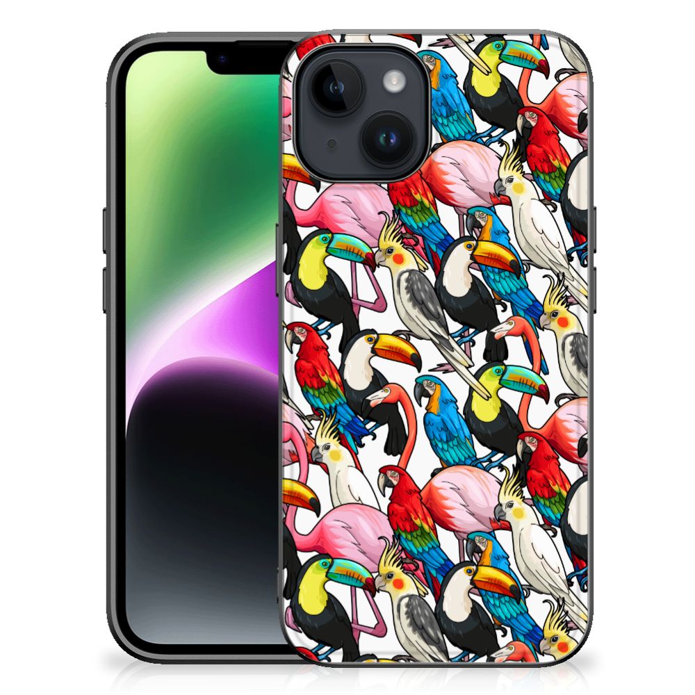 iPhone 15 Dierenprint Telefoonhoesje Birds B2C Telecom