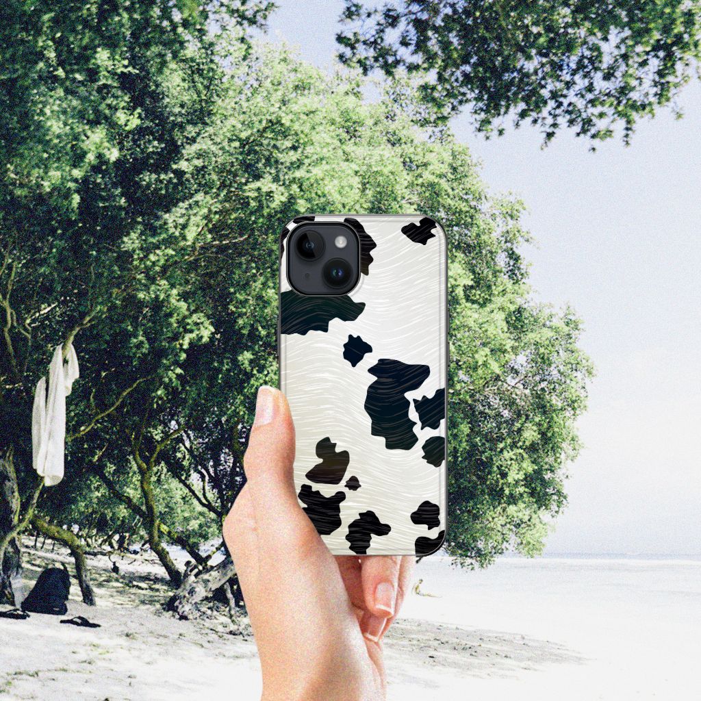 iPhone 15 Dierenprint Telefoonhoesje Koeienvlekken B2C Telecom