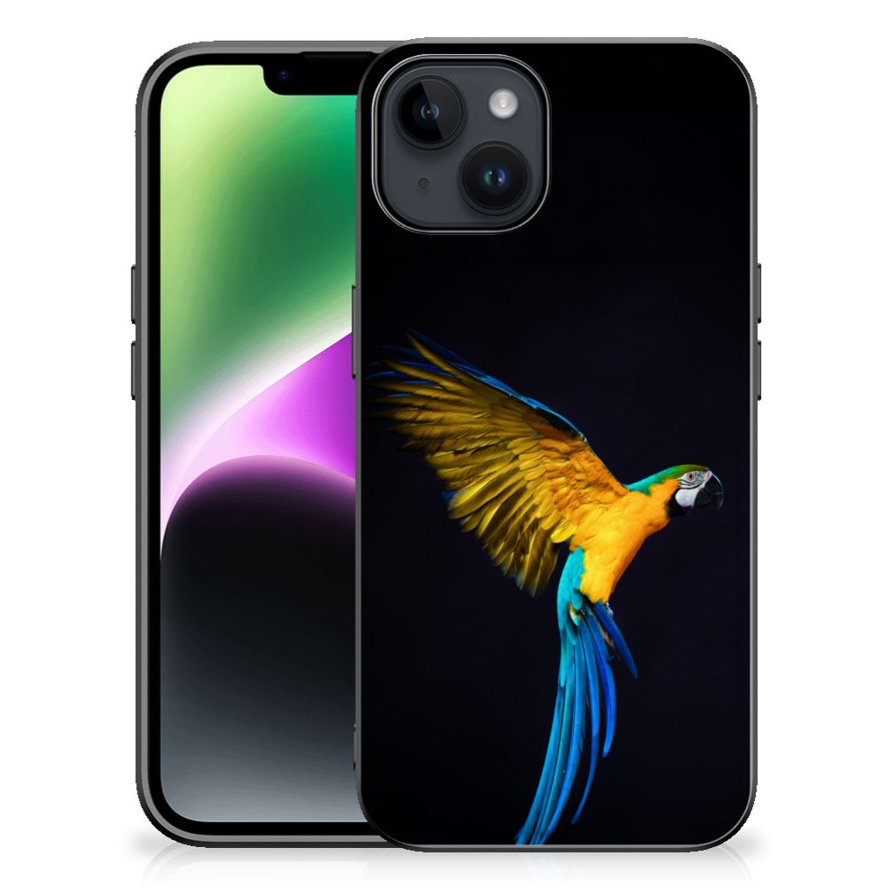iPhone 15 Dierenprint Telefoonhoesje Papegaai B2C Telecom