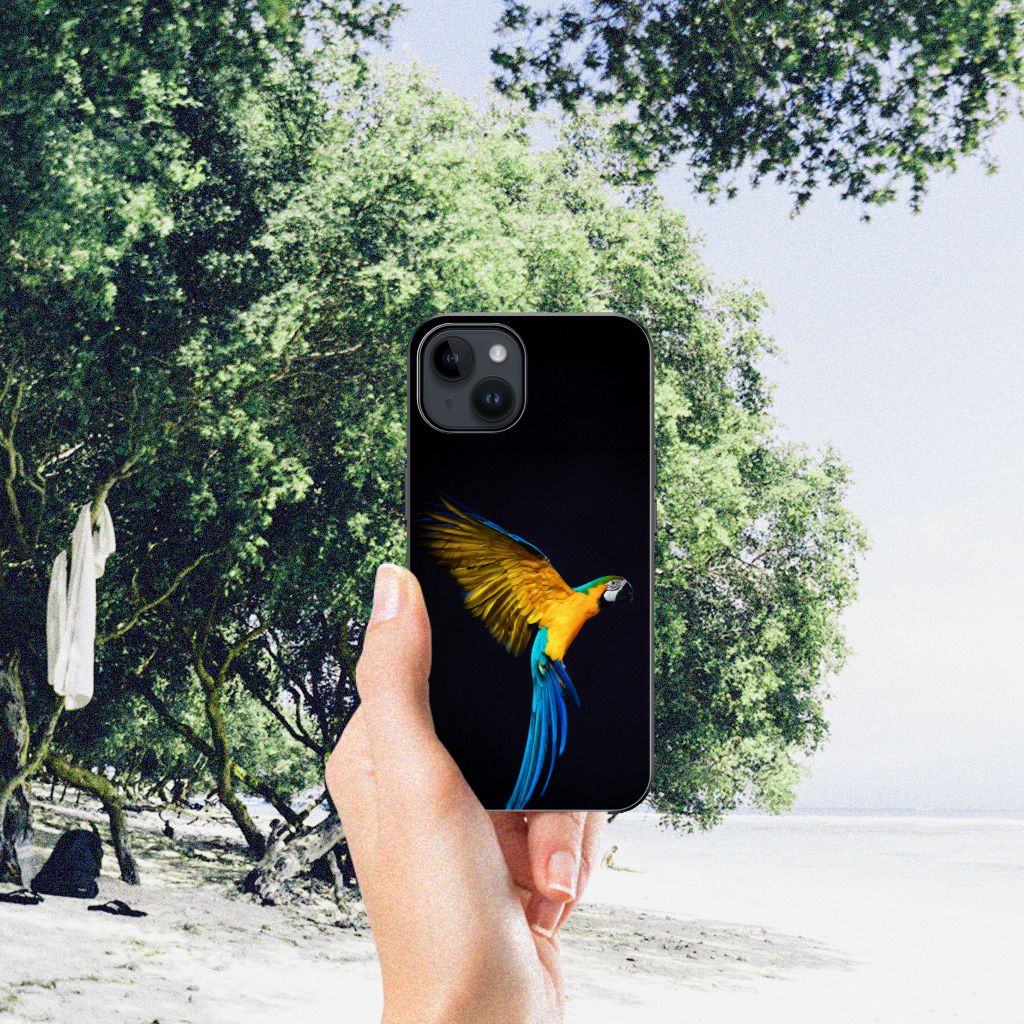 iPhone 15 Dierenprint Telefoonhoesje Papegaai B2C Telecom