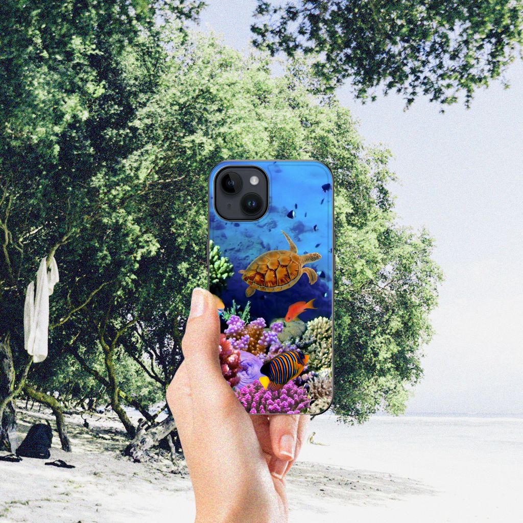 iPhone 15 Dierenprint Telefoonhoesje Vissen B2C Telecom