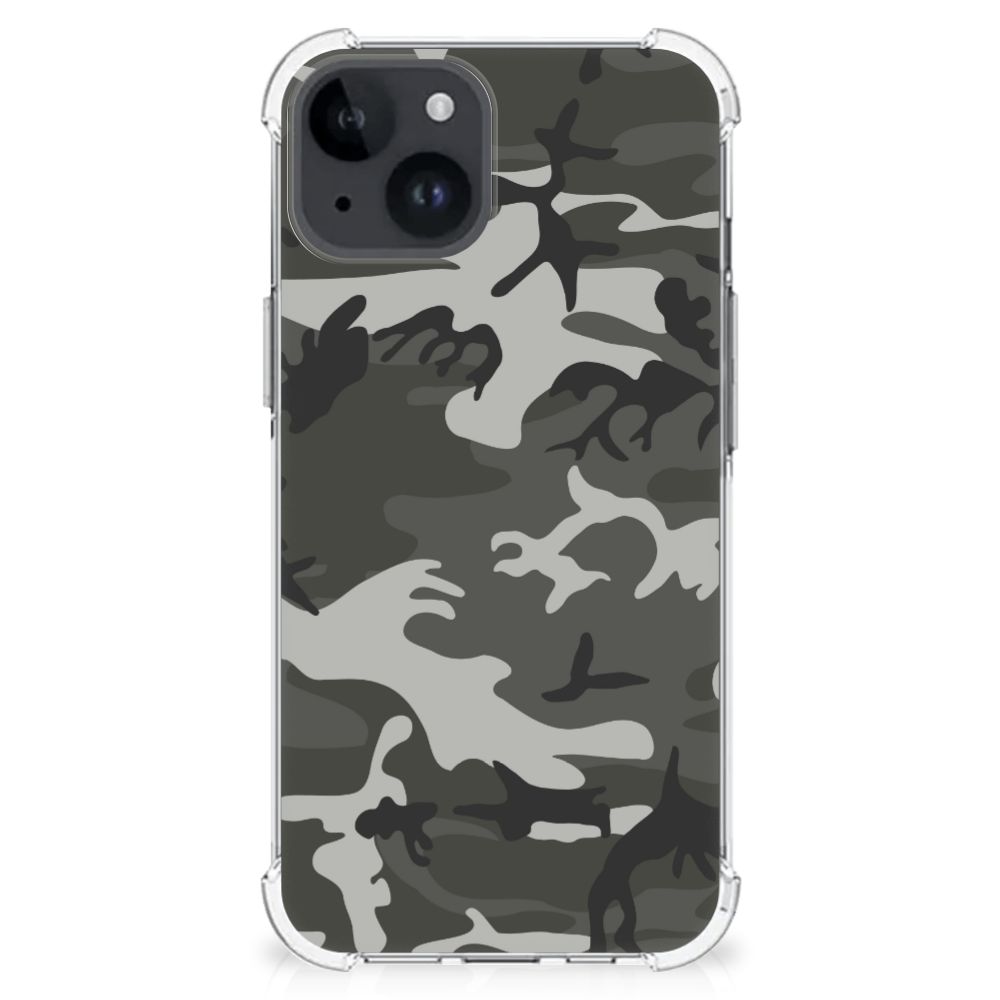 iPhone 15 Doorzichtige Silicone Hoesje Army Light B2C Telecom